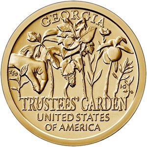 2019 1-dollar - S - Georgia - Reverse Proof reverse